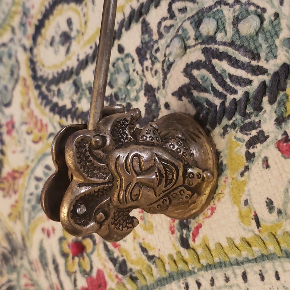 Vintage Silver-Plated Court Jester Candle Snuffer